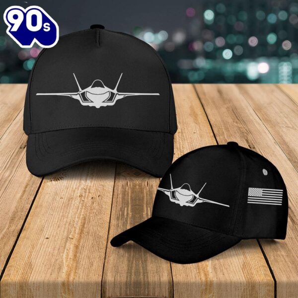 US Air Force F-35 Lightning II Baseball Cap  Gift For Veteran Day