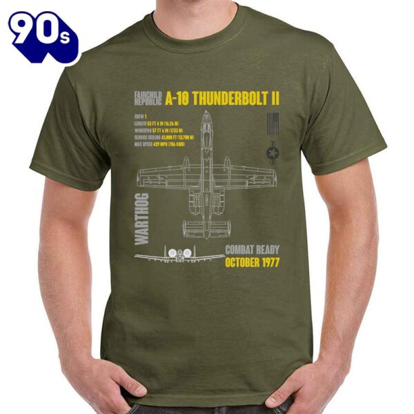 US Air Force Fairchild Republic A-10 Thunderbolt II Classic Unisex T-Shirt Gildan
