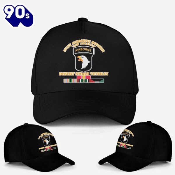 US Army 101st Airborne Division – Desert Storm Veteran Baseball Cap  Gift For Veteran Day