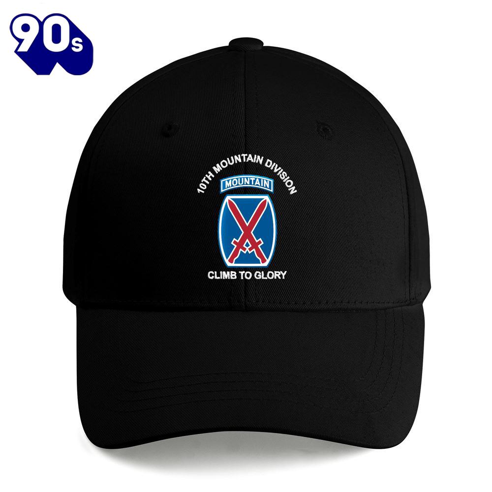Us Army 10th Mountain Division Embroidered Cap For Men Us Army 10th Mountain Division Embroidered Cap For Men
