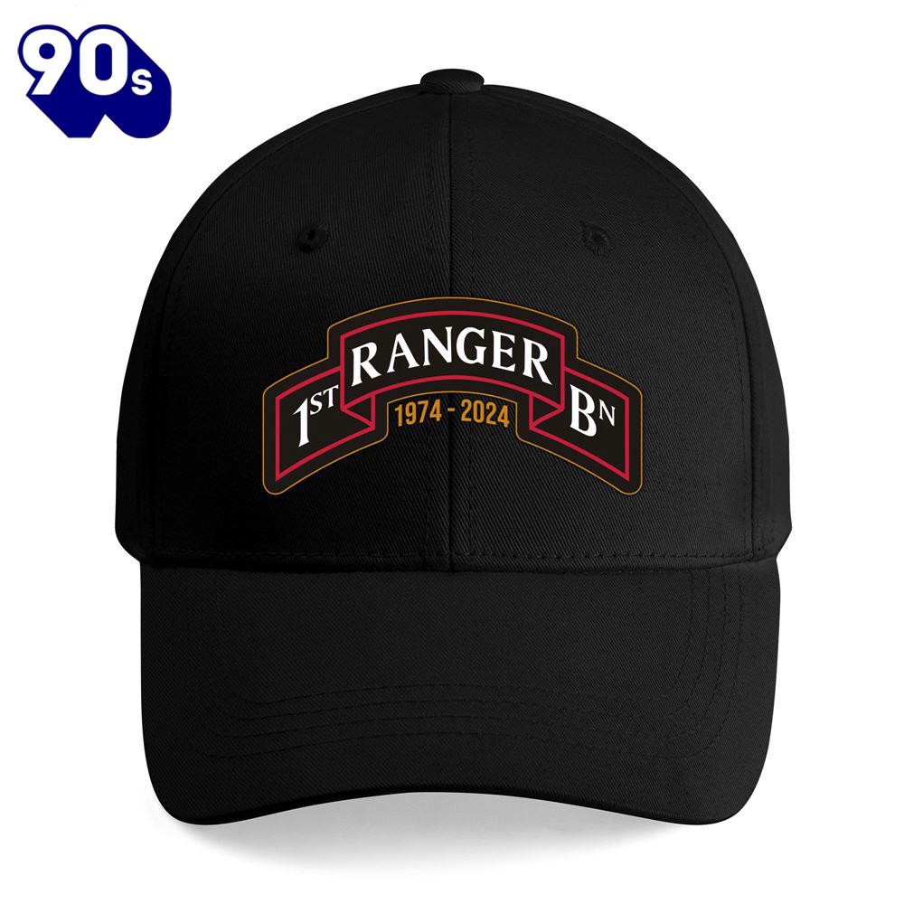 Us Army 1st Batt 1st Battalion, 75th Infantry Regiment - 50 Year Anniversary Patch (1974-2024) Embroidered Cap Us Army 1st Batt 1st Battalion, 75th Infantry Regiment - 50 Year Anniversary Patch (1974-2024) Embroidered Cap