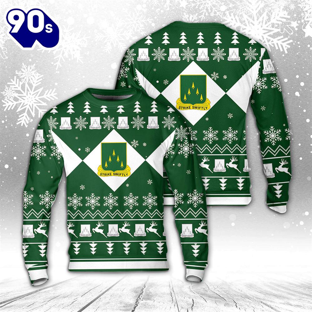 US Army 70th Armor Regiment Christmas Sweater US Army 70th Armor Regiment Christmas Sweater