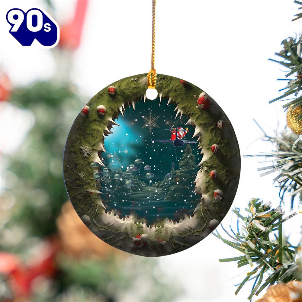 US Army 82nd Airborne Division Christmas Ornament US Army 82nd Airborne Division Christmas Ornament