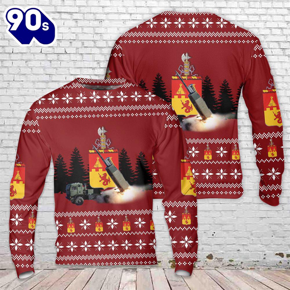 US Army M142 HIMARS 157th Field Artillery Regiment Of Colorado Army National Guard Christmas Sweater US Army M142 HIMARS 157th Field Artillery Regiment Of Colorado Army National Guard Christmas Sweater
