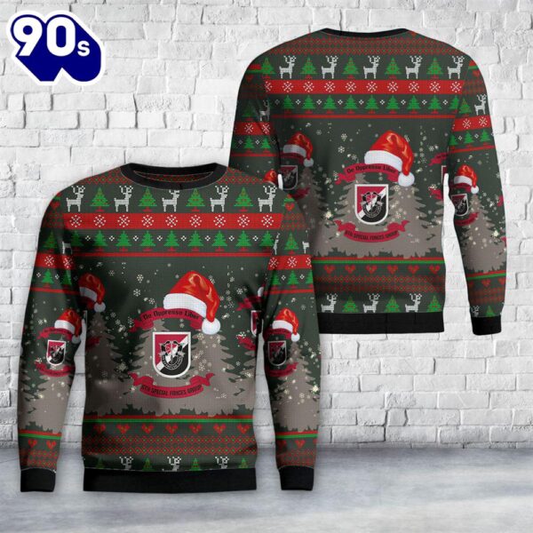 US Army Special 6th Special Forces Group (6th SFG)(A) Christmas Sweater