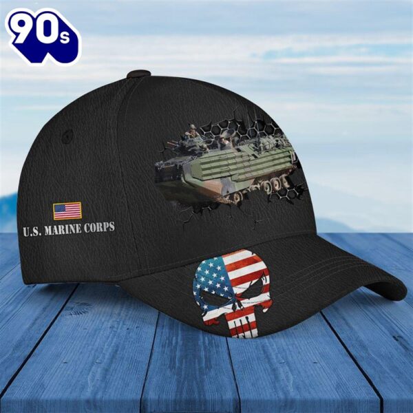 U.S. Marine Corps Assault Amphibious Vehicle AAV Baseball Cap  Gift For Veteran Day