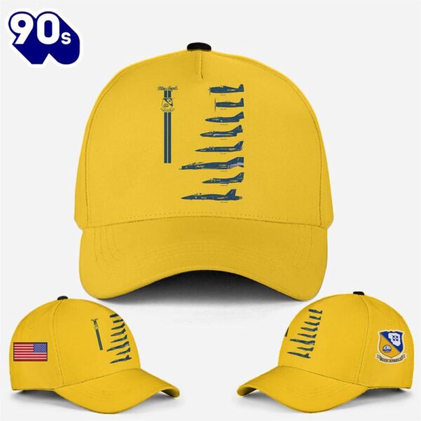 US Navy Blue Angels History Baseball Cap  Gift For Veteran Day