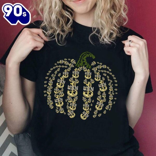US Navy Chief Anchor Pumpkin Classic Unisex T-Shirt Gildan