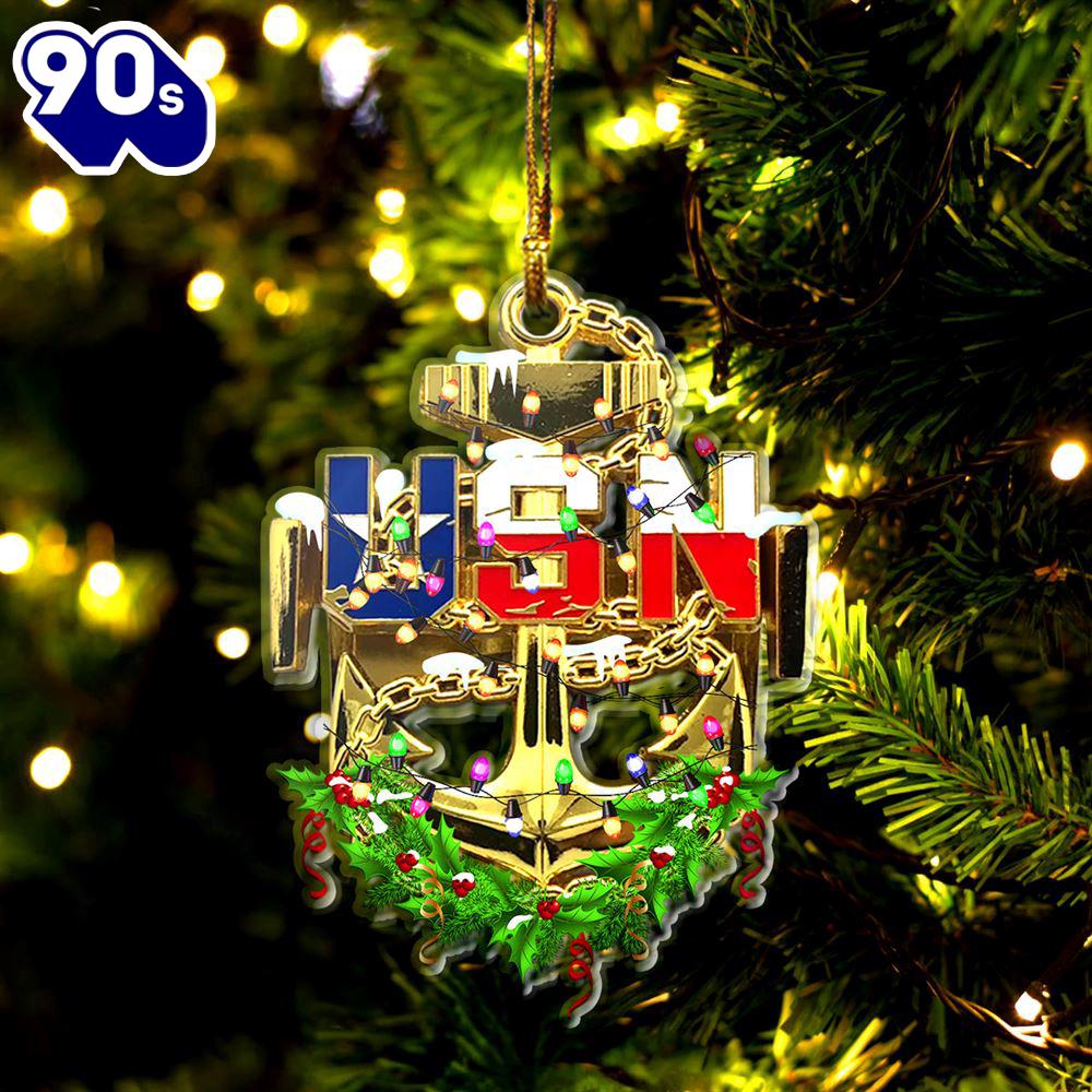 US Navy Chief Texas style Christmas Ornament US Navy Chief Texas style Christmas Ornament