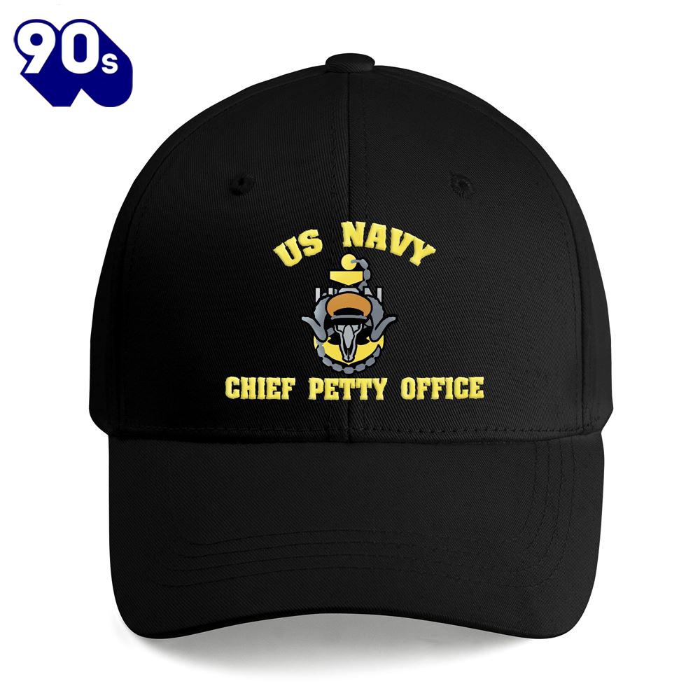 Us Navy Chief With Goat Skull Anchor Embroidered Cap Us Navy Chief With Goat Skull Anchor Embroidered Cap