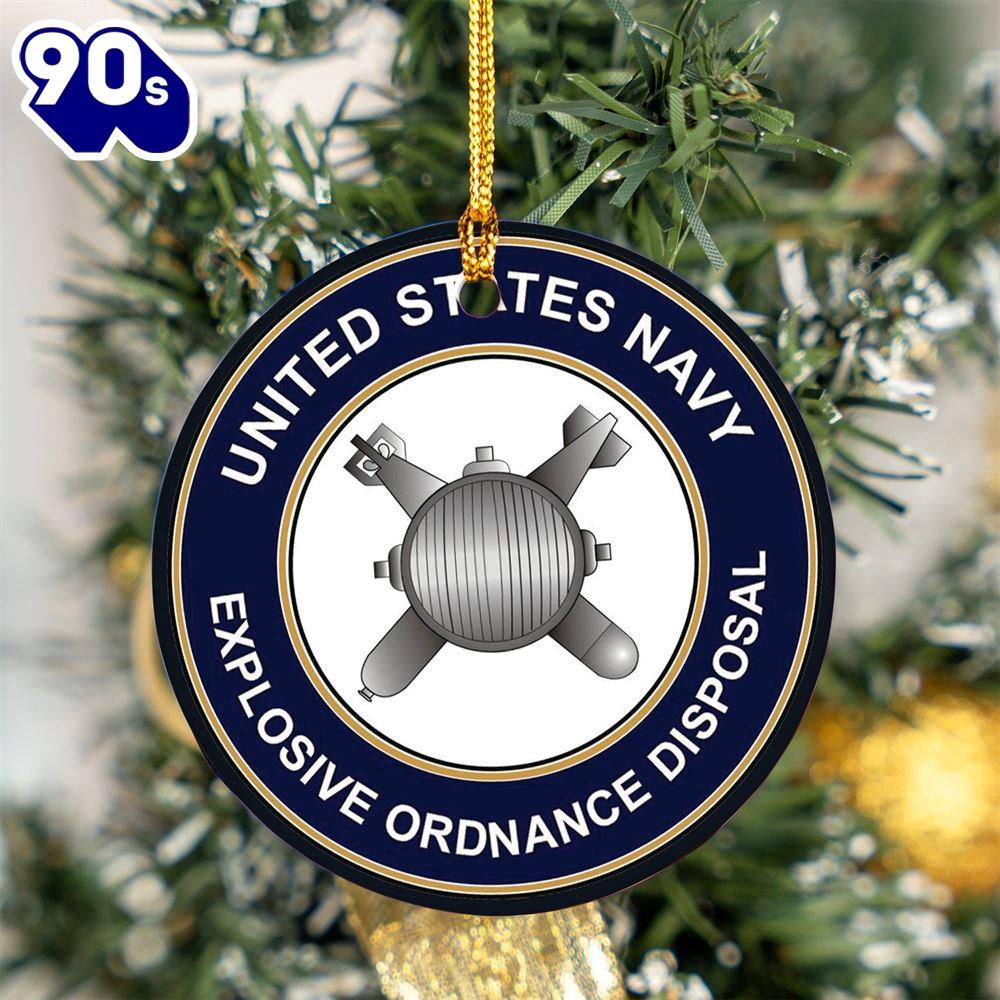 US Navy Explosive Ordnance Disposal EOD Ceramic Ornament US Navy Explosive Ordnance Disposal EOD Ceramic Ornament
