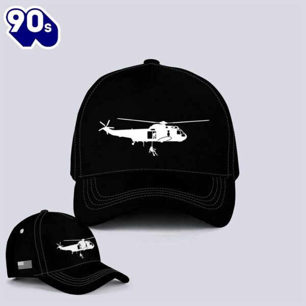 US Navy SH-3 Sea King Baseball Cap  Gift For Veteran Day