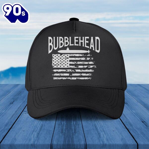 US Navy Submarine Bubblehead Baseball Cap  Gift For Veteran Day