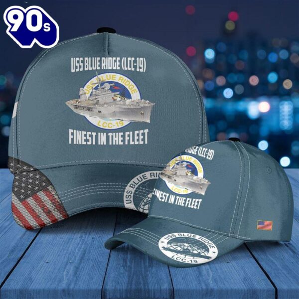 US Navy USS Blue Ridge (LCC-19) Baseball Cap  Gift For Veteran Day