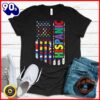Halloween 2025  Usa And Latin American Countries Flag Hispanic Heritage T-Shirt