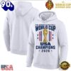 USA Champions 2026 Trophy Design FIBA Womens Basketball World Cup Hoodie, Viral 2D Graphic Tee