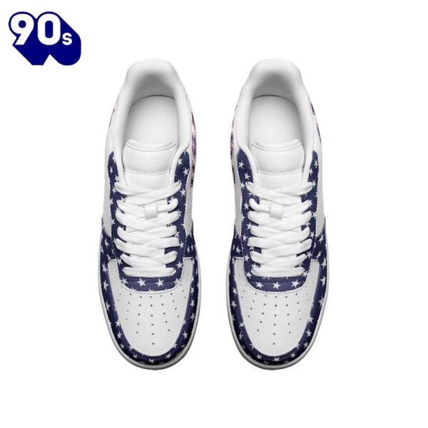 USA Flag Air Force Shoes Custom Country Version 2
