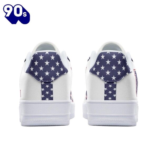 USA Flag Air Force Shoes Custom Country Version 2