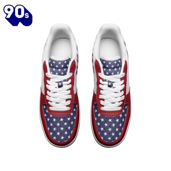 USA Flag Air Force Shoes Custom Country