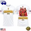 USA Women’s Basketball World Champions 2026 Berlin Final Victory White T Shirt, Sport Trend 3D Shirt