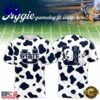 Utah State Aggies Football Cow Print Gameday 2026 Graphic T Shirt, Sport Trend 3D Shirt