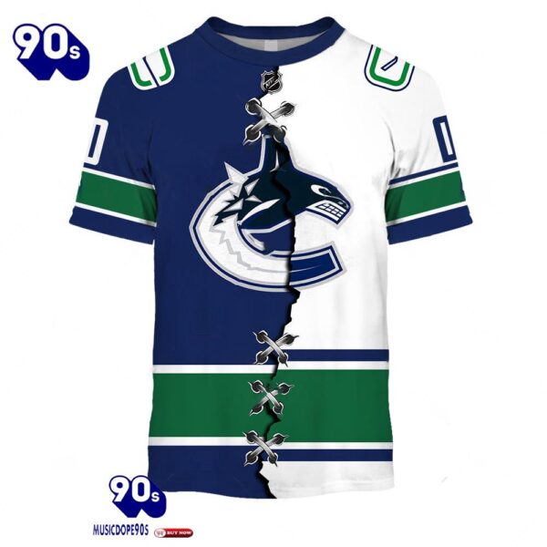 Vancouver Canucks Personalized NHL Mix Jersey