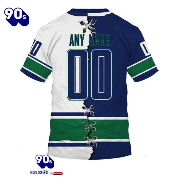 Vancouver Canucks Personalized NHL Mix Jersey