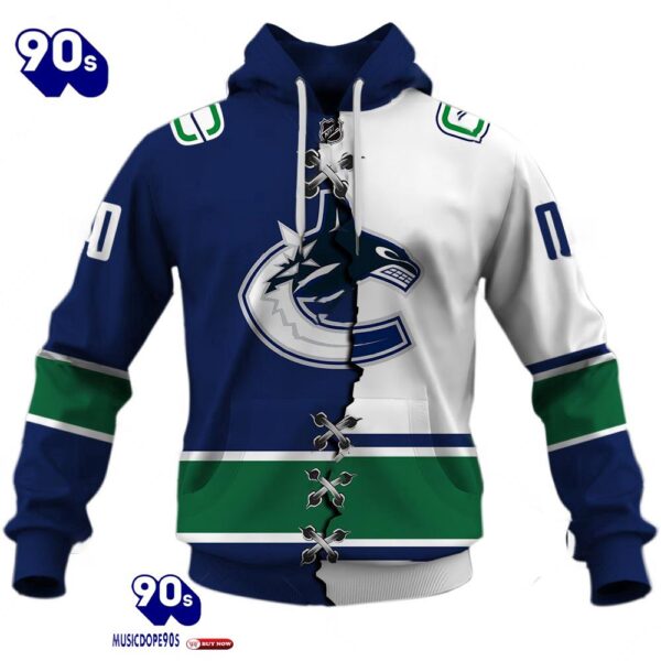 Vancouver Canucks Personalized NHL Mix Jersey