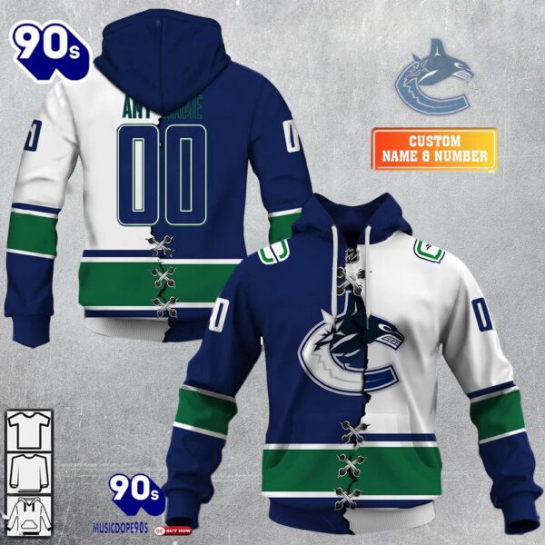 Vancouver Canucks Personalized NHL Mix Jersey