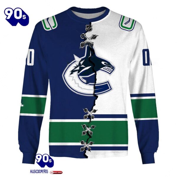 Vancouver Canucks Personalized NHL Mix Jersey