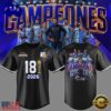 Vaqueros de Bayamon 2026 BSN Champions Team Graphic Design Baseball Jersey, Trend Baseball Jersey