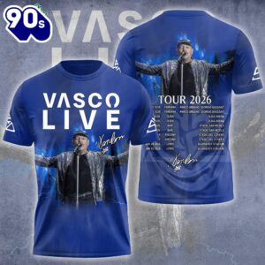 Vasco Rossi Tour 2026 Shirts