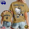 Vegas Golden Knights NHL x Hello Kitty Unisex 3D Shirt, Trending NHL 3D Tee