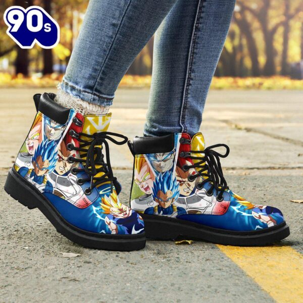 Vegeta Leather Boots Timbs Dragon Ball Custom Shoes Anime Fan Gift