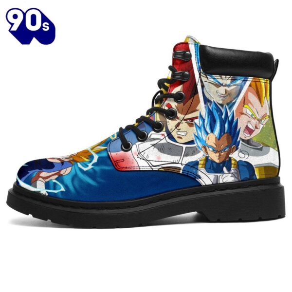 Vegeta Leather Boots Timbs Dragon Ball Custom Shoes Anime Fan Gift