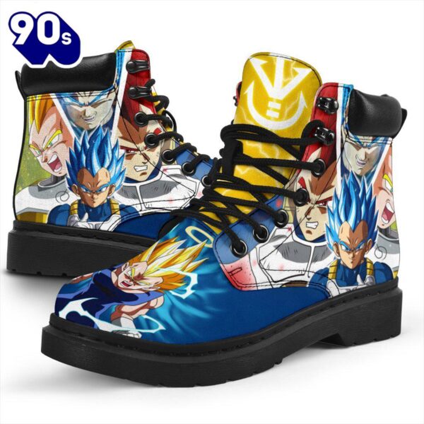Vegeta Leather Boots Timbs Dragon Ball Custom Shoes Anime Fan Gift