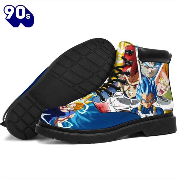 Vegeta Leather Boots Timbs Dragon Ball Custom Shoes Anime Fan Gift