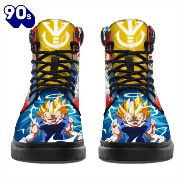 Vegeta Leather Boots Timbs Dragon Ball Custom Shoes Anime Fan Gift