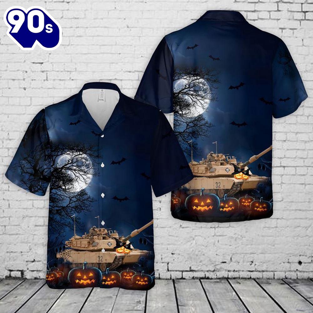 Veteran Halloween, M1 Abrams Tank Halloween Hawaiian Shirt For Man And Women Veteran Halloween, M1 Abrams Tank Halloween Hawaiian Shirt For Man And Women