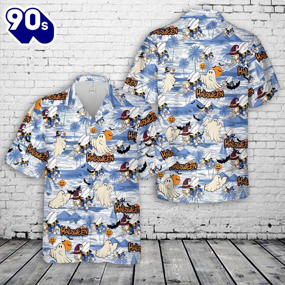 Veteran Halloween, Us Navy Seabees Naval Construction Force (Ncf) Halloween Hawaiian Shirt For Man And Women Veteran Halloween, Us Navy Seabees Naval Construction Force (Ncf) Halloween Hawaiian Shirt For Man And Women