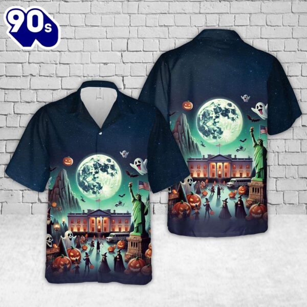 Veteran Halloween, Usa Halloween Hawaiian Shirt For Man And Women