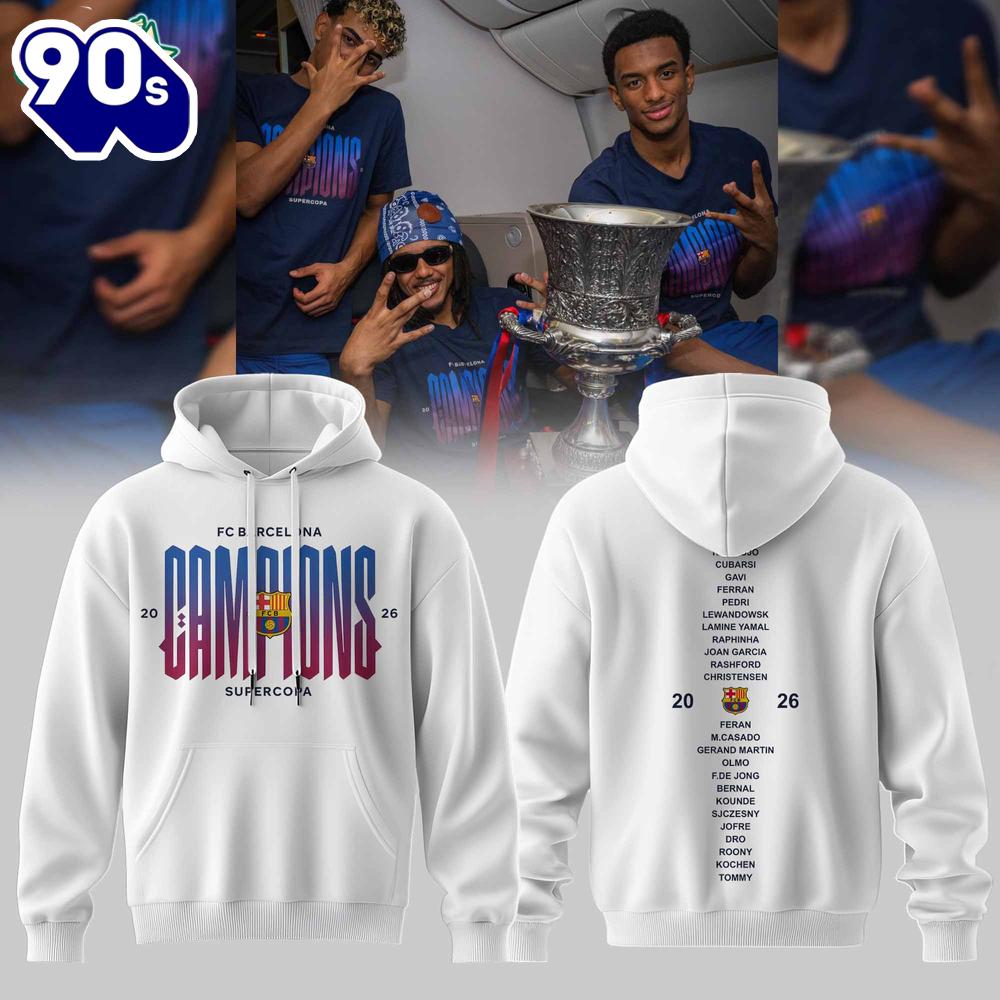 Victory Hoodie Winners Supercup FC Barcelona Victory Hoodie Winners Supercup FC Barcelona