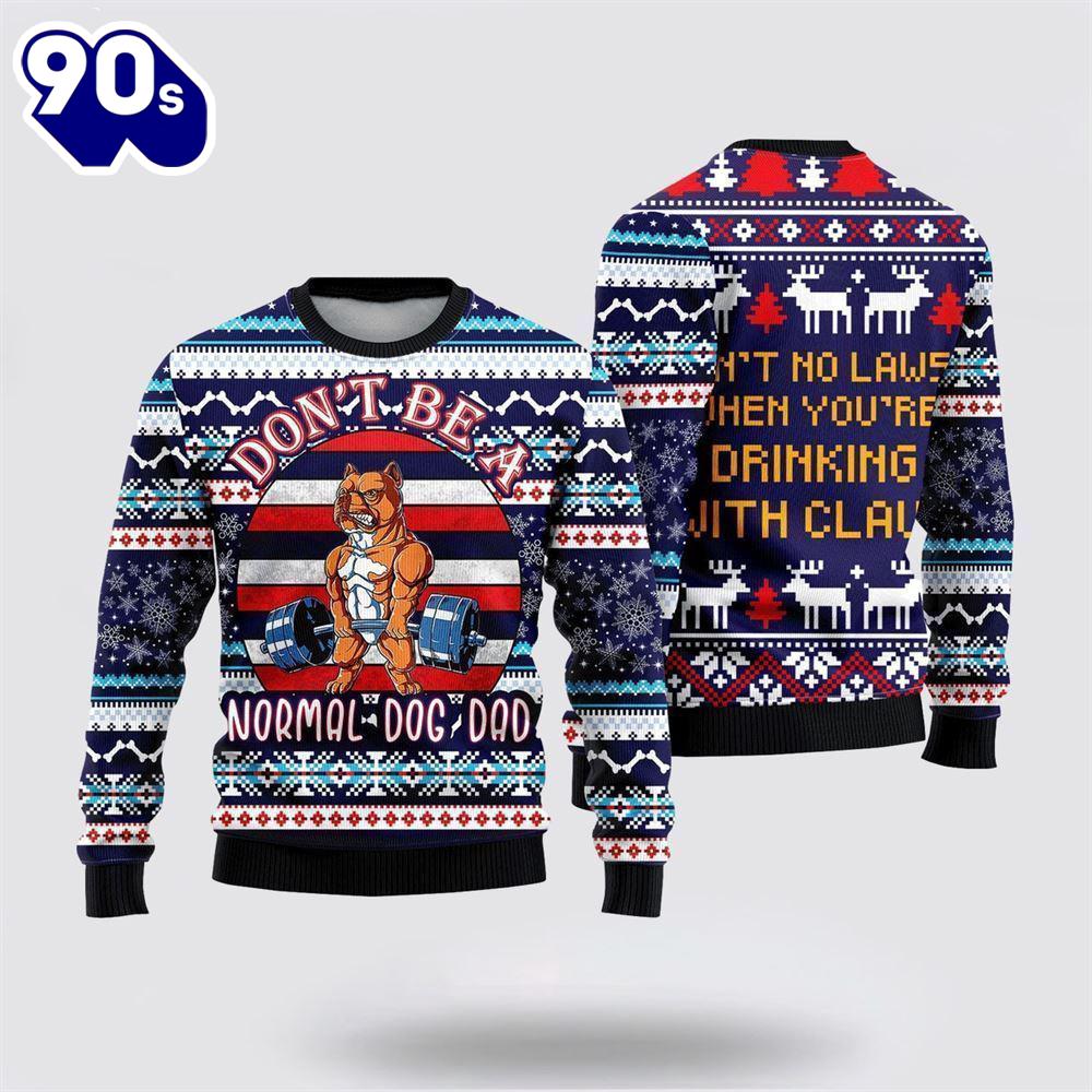 Merry Christmas Vintage Bulldog Deadlift Ugly Christmas Sweater For Men And Women Merry Christmas Vintage Bulldog Deadlift Ugly Christmas Sweater For Men And Women