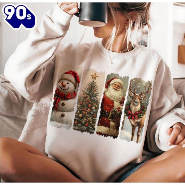 Vintage Christmas, Santa Claus Shirt