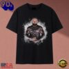 Vintage Heavily Tattooed Male Athlete Graphic T Shirt, Trending Music 2D Tee