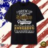 Vintage Pittsburgh Steelers I Grew Up Watching Greatness Signatures T Shirt, Viral 2D Graphic Tee
