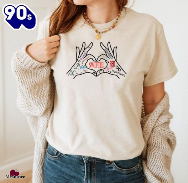 Vintage Taylor Swift Album Red Heart Swiftie T Shirt
