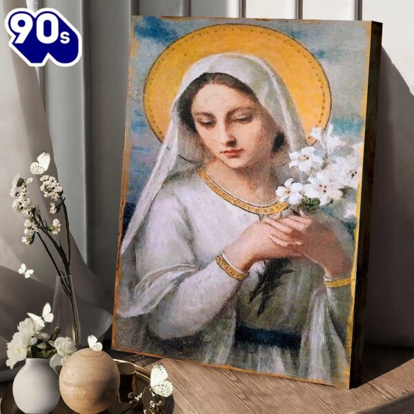 Virgin Mary Madonna Canvas Wall Art