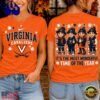 Virginia Cavaliers 2026 NCAA Autumn Festive Cheer T Shirt , Trending NCAA 3D Tee