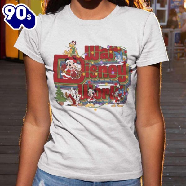 Walt Disney World Mickey and Friends Christmas T-shirt Disney